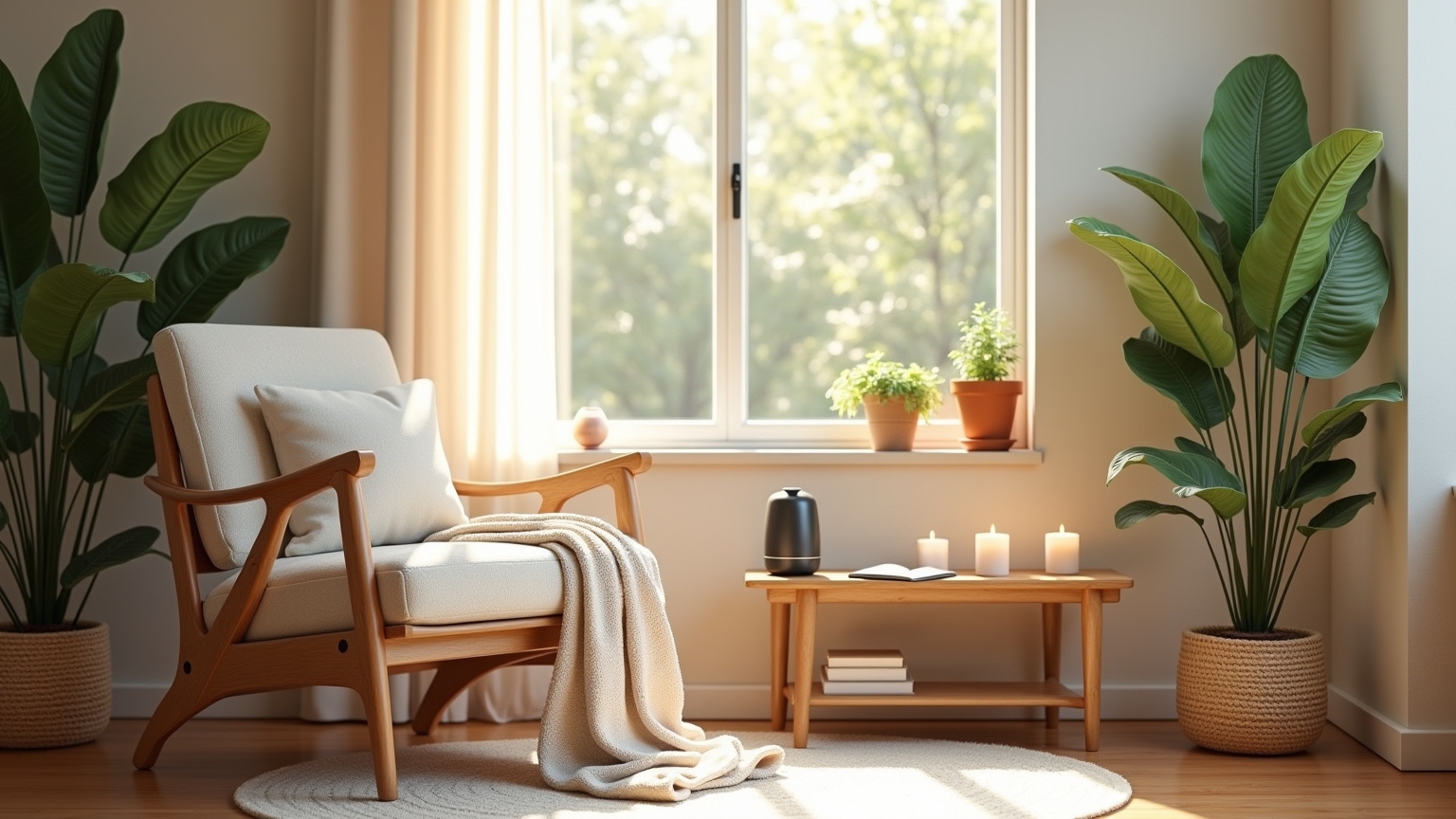 Coin bien-être cosy chez soi