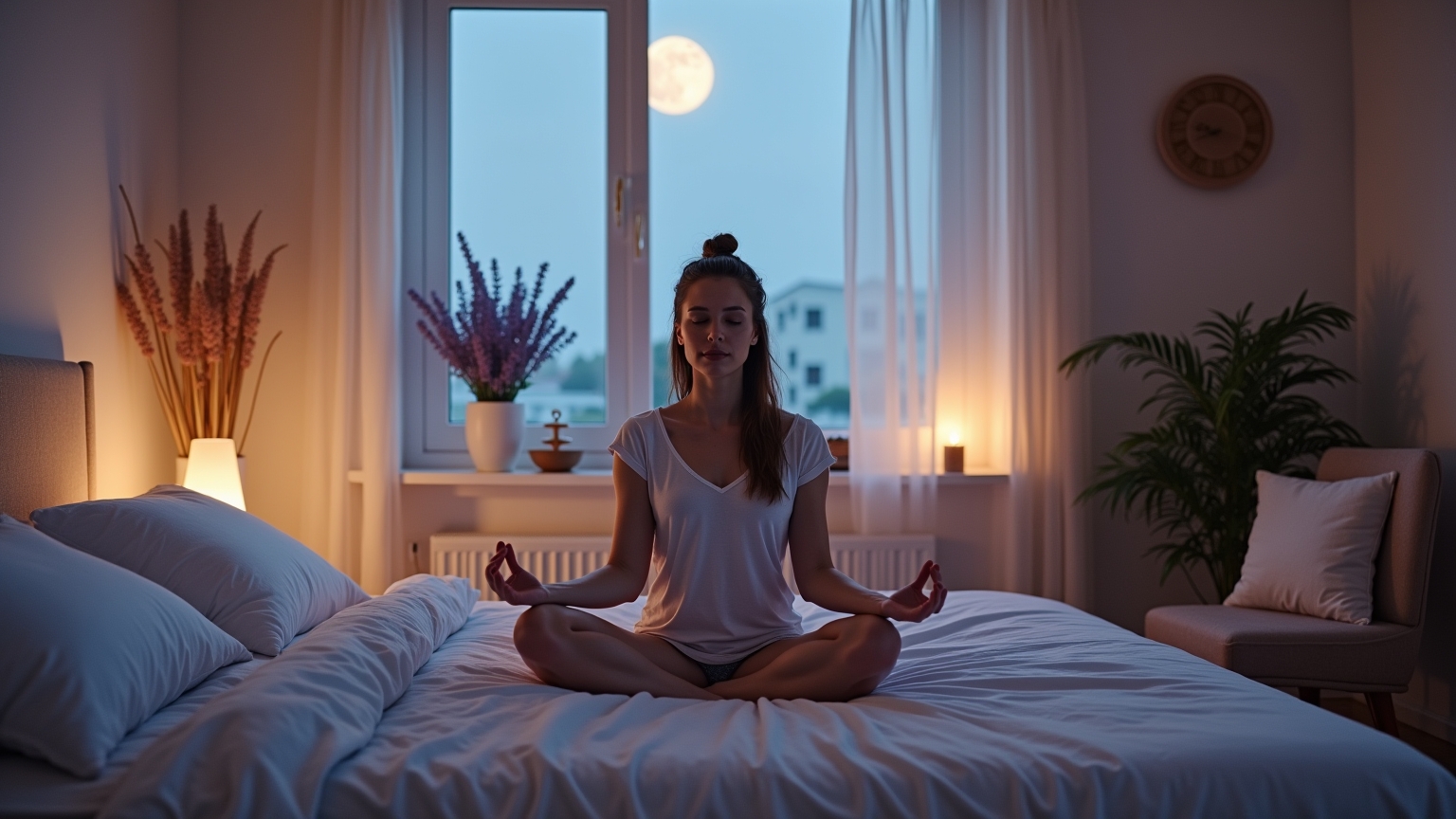 Méditation relaxante avant le sommeil