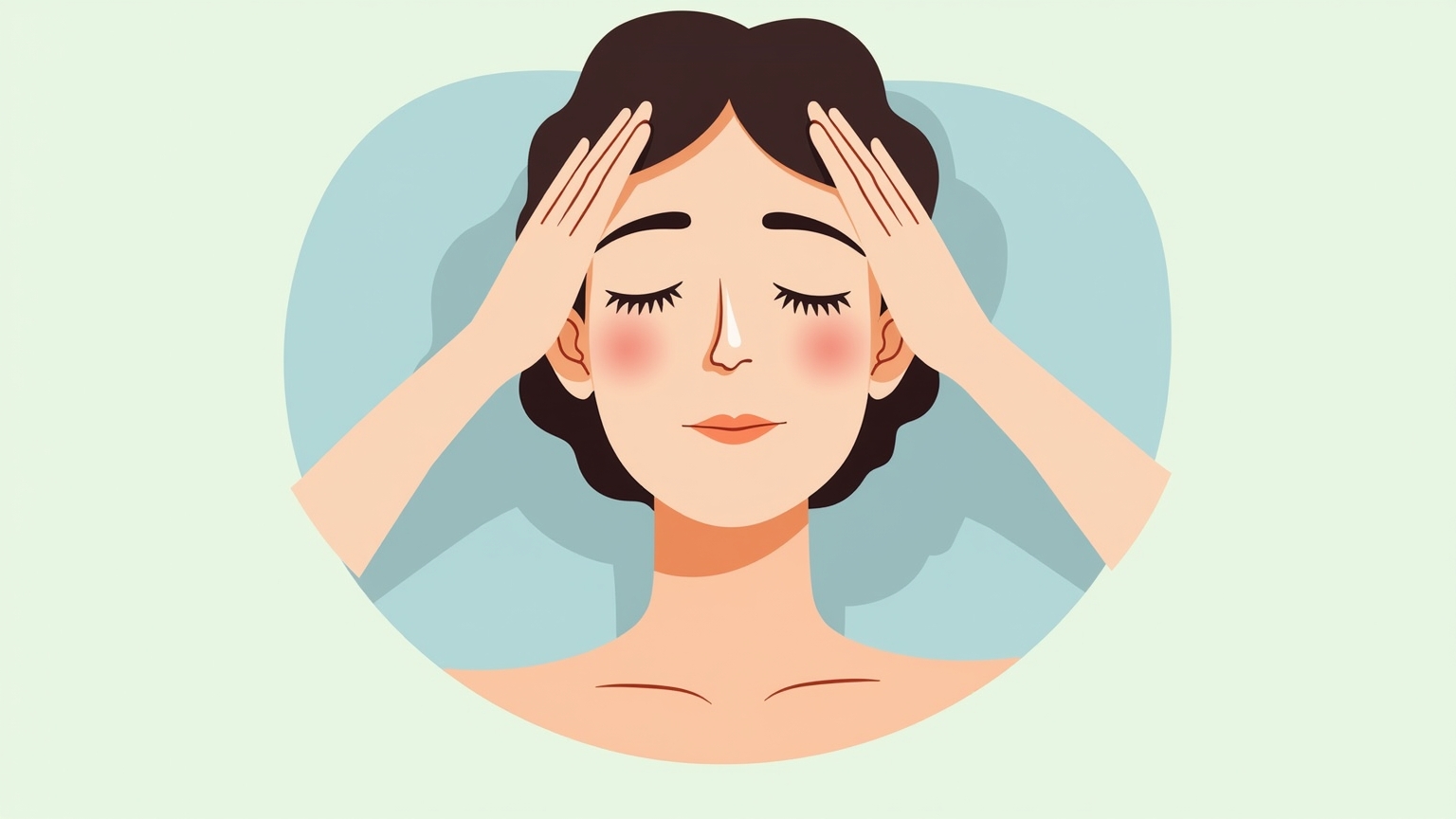 Auto massage pour maux de tête de tension