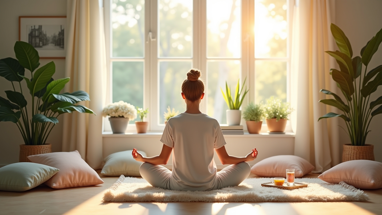 Personne se relaxant avec accessoires Kalmie.co